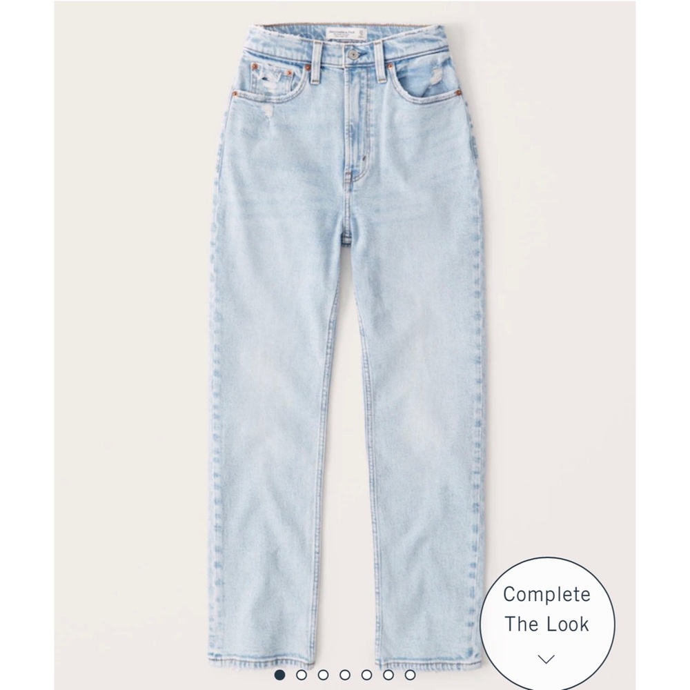 Curve Love Ultra High Rise Ankle Straight Jean Light Wash